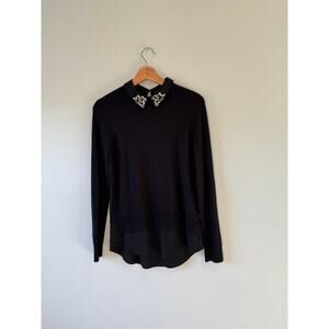 Ted Baker Moliiee Embellished-Collar Sweater